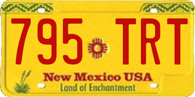 NM license plate 795TRT