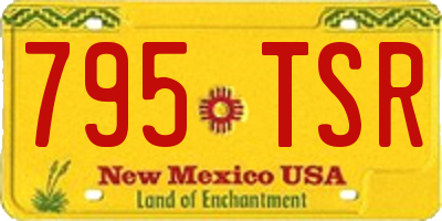NM license plate 795TSR