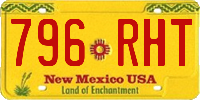 NM license plate 796RHT