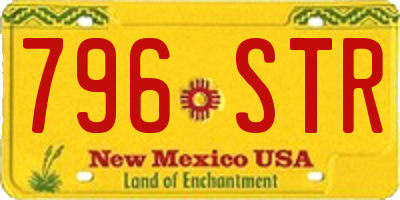 NM license plate 796STR