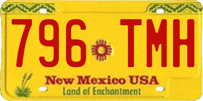 NM license plate 796TMH