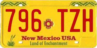 NM license plate 796TZH