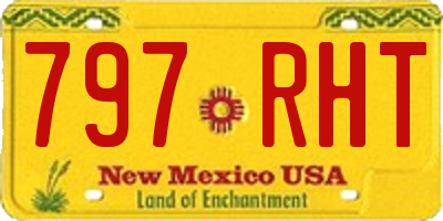 NM license plate 797RHT
