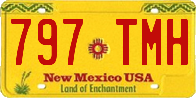 NM license plate 797TMH
