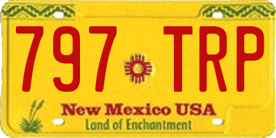 NM license plate 797TRP
