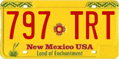 NM license plate 797TRT
