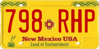 NM license plate 798RHP