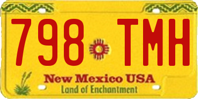 NM license plate 798TMH