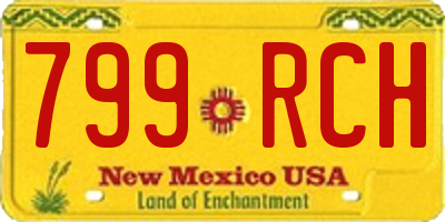 NM license plate 799RCH