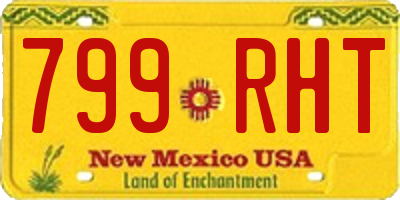 NM license plate 799RHT