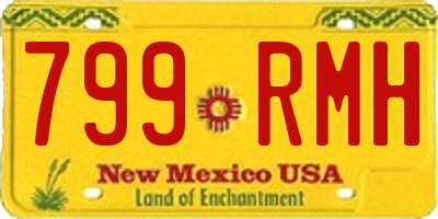 NM license plate 799RMH