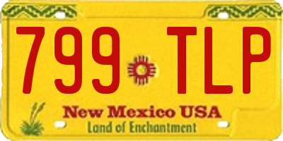 NM license plate 799TLP