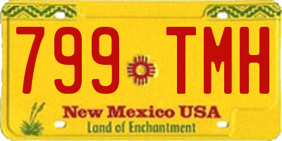 NM license plate 799TMH