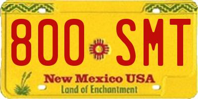NM license plate 800SMT