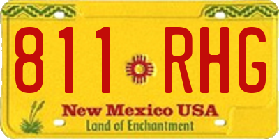 NM license plate 811RHG