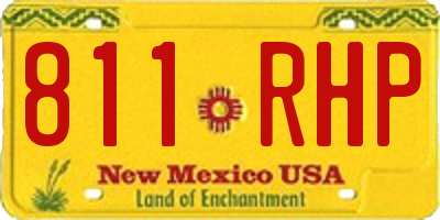 NM license plate 811RHP