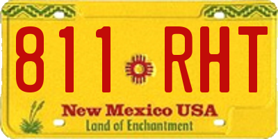 NM license plate 811RHT