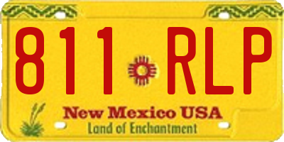 NM license plate 811RLP