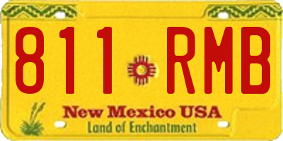 NM license plate 811RMB