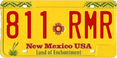 NM license plate 811RMR