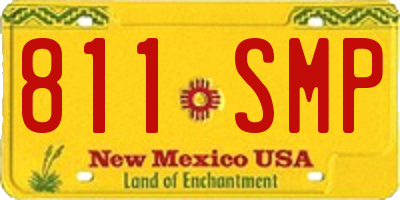 NM license plate 811SMP