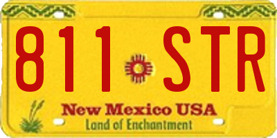 NM license plate 811STR