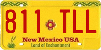 NM license plate 811TLL