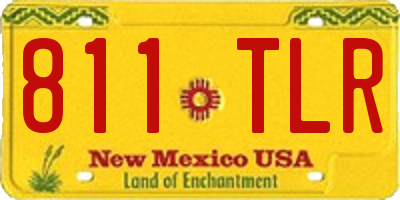 NM license plate 811TLR