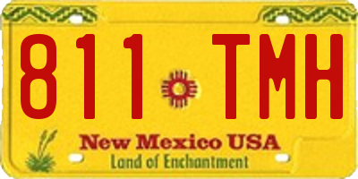 NM license plate 811TMH