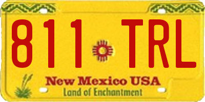 NM license plate 811TRL
