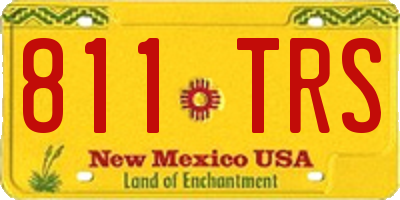 NM license plate 811TRS