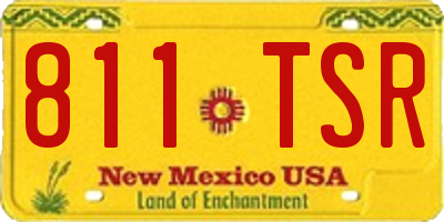NM license plate 811TSR