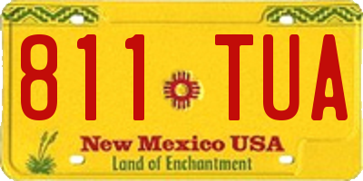 NM license plate 811TUA