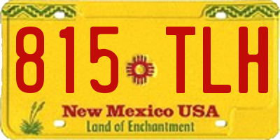 NM license plate 815TLH