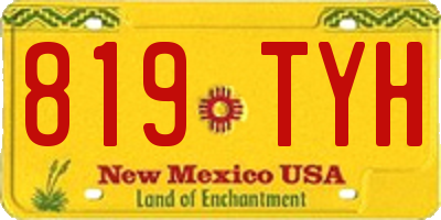 NM license plate 819TYH