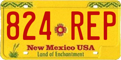 NM license plate 824REP