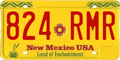 NM license plate 824RMR