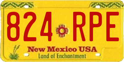 NM license plate 824RPE