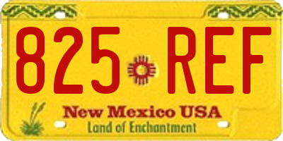 NM license plate 825REF