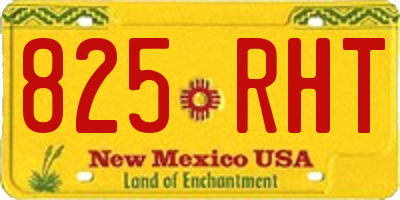 NM license plate 825RHT