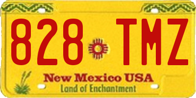 NM license plate 828TMZ
