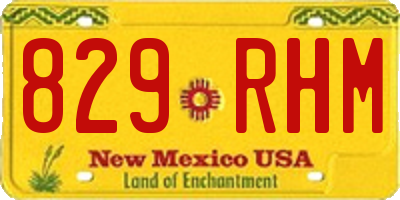 NM license plate 829RHM