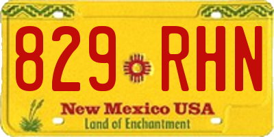 NM license plate 829RHN