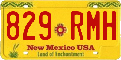 NM license plate 829RMH