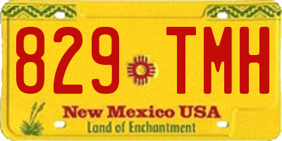 NM license plate 829TMH