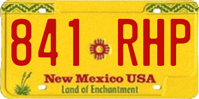 NM license plate 841RHP