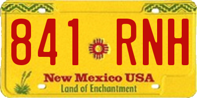 NM license plate 841RNH