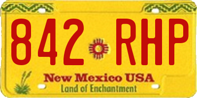 NM license plate 842RHP