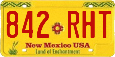 NM license plate 842RHT