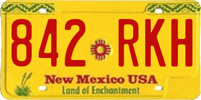 NM license plate 842RKH